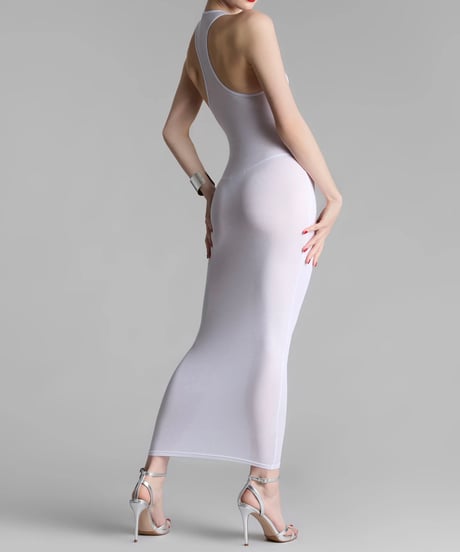Maison Close La Femme Amazone Long Dress in White