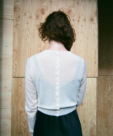 HAZE Cashmere Cardigan in Ivory