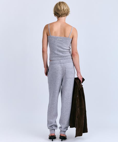 Love Stories Camille Knitted Camisole Top in Grey