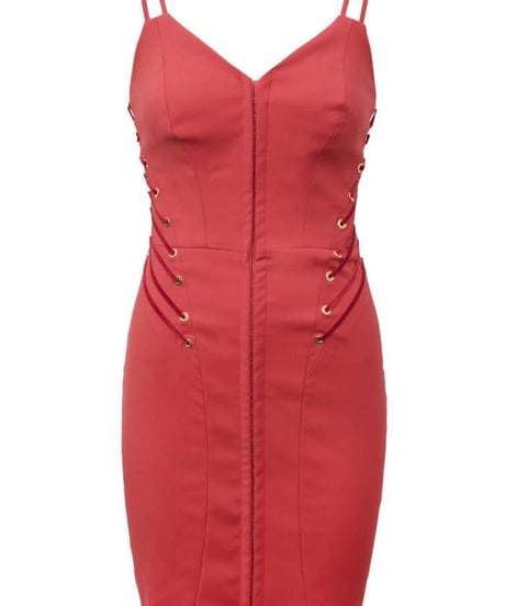 Mur Mur Pulp Dress in Red