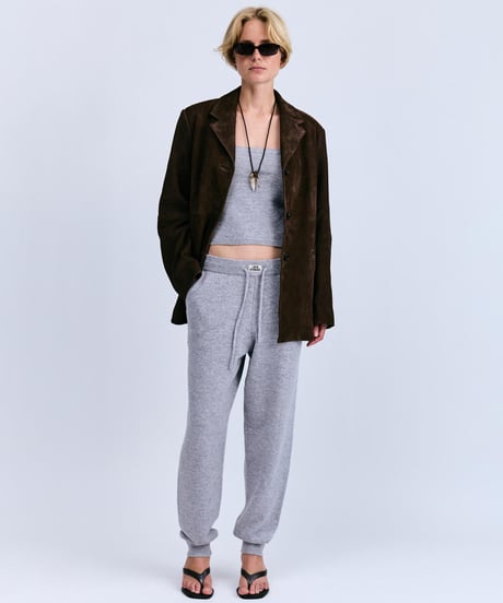 Love Stories Camille Knitted Camisole Top in Grey