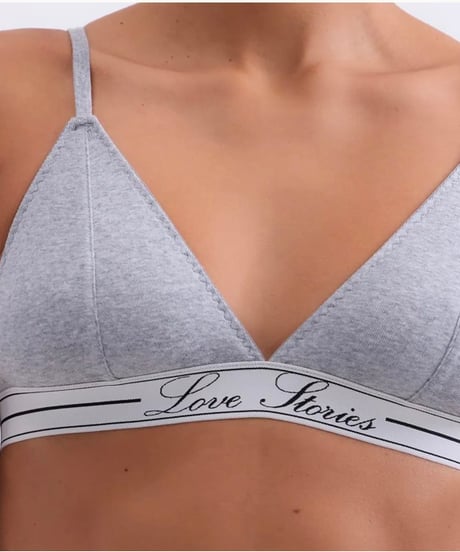Love Stories Darling Undercovers Unpadded in Grey