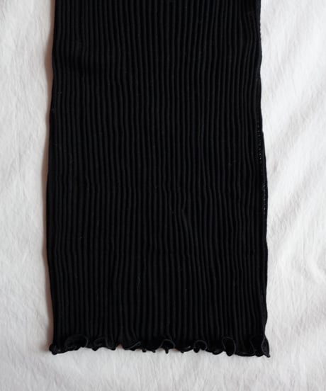 Oscalito Cotton Rib Tank Top in Black