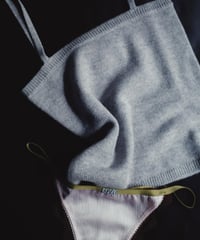 Love Stories Camille Knitted Camisole Top in Grey