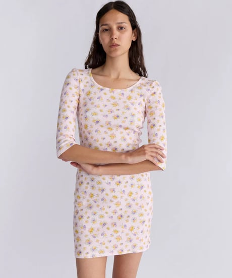 Fruity Booty Floral Midi Dress