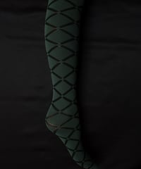 Trasparenze Monsoons tights in green size1