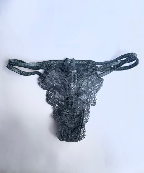 Zermatt Ruby Thong in Grey