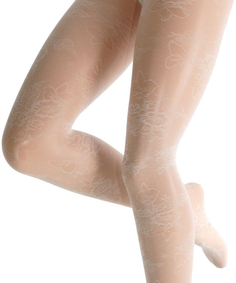 Trasparenze ARGO Tights in Seta (Ivory)