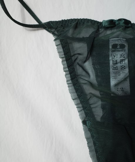 Zermatt Sophia Thong in Forest Green