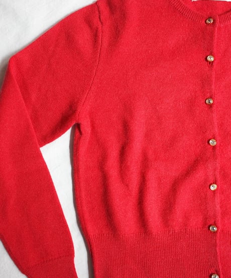 New Cashmere Cardigan in Red