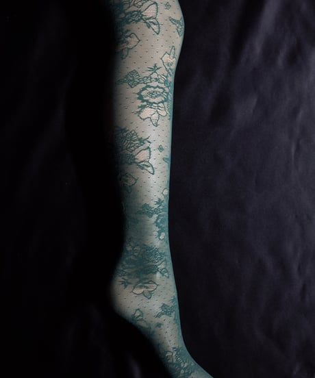 Trasparenze ARGO Tights in Petrolio (Green)