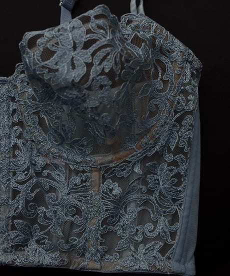 I.D. Sarrieri Wire Bustier in Ice blue