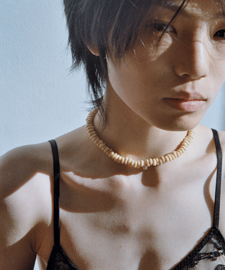 Sisi Joia Remains Necklace in Beige