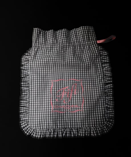 Fifi Chachnil Cotton Pouch in Grey