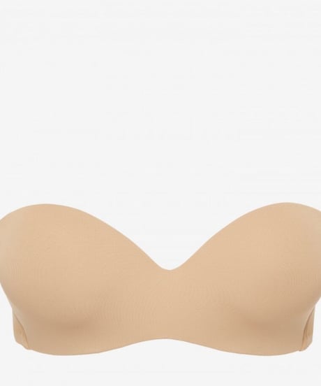 Ritratti Strapless Bandeau Bra with Oil Padding in Nude