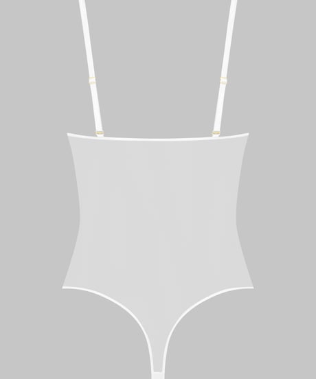 Maison Close Corps a Corp Body String in White