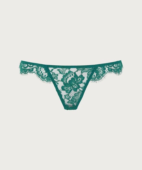 Coco de Mer Avani Brazilian Knicker in Teal