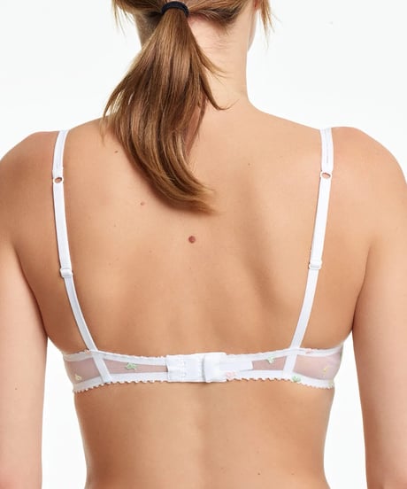 Yasmine Eslami Rebecca Balcony Bra in Love