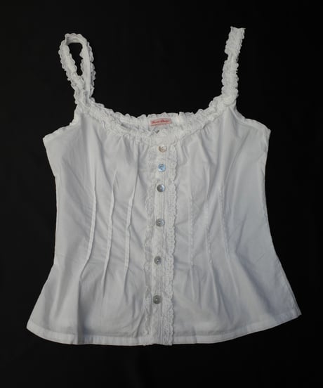 Fruity Booty Broderie Sleeveless Top