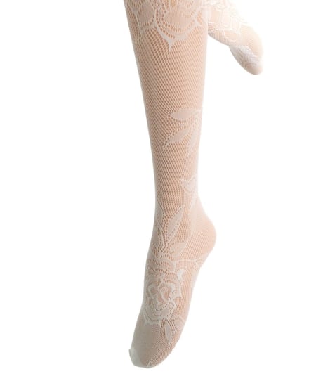 Trasparenze CERVIA Tights in Seta (Ivory)