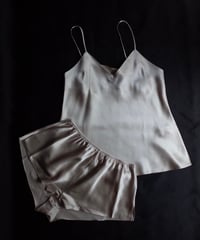 Luna di Seta Silk Boxer in Champagne