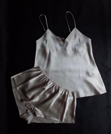 Luna di Seta Silk Boxer in Champagne
