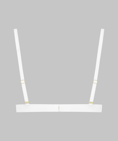 Maison Close Corps a Corp Triangle Bra in White