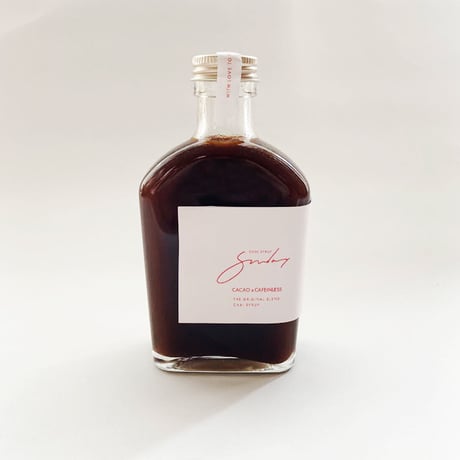 チャイシロップ [ Sunday  -CACAO x CAFFEINLESS - ] 200ml/ 5〜8本まで