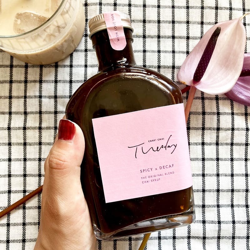 チャイシロップ [ Tuesday -SPICY x DECAF - ] 200ml/ 1〜