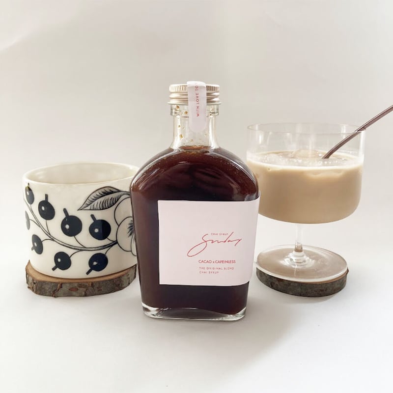 チャイシロップ [ Sunday -CACAO x CAFFEINLESS - ] 200m