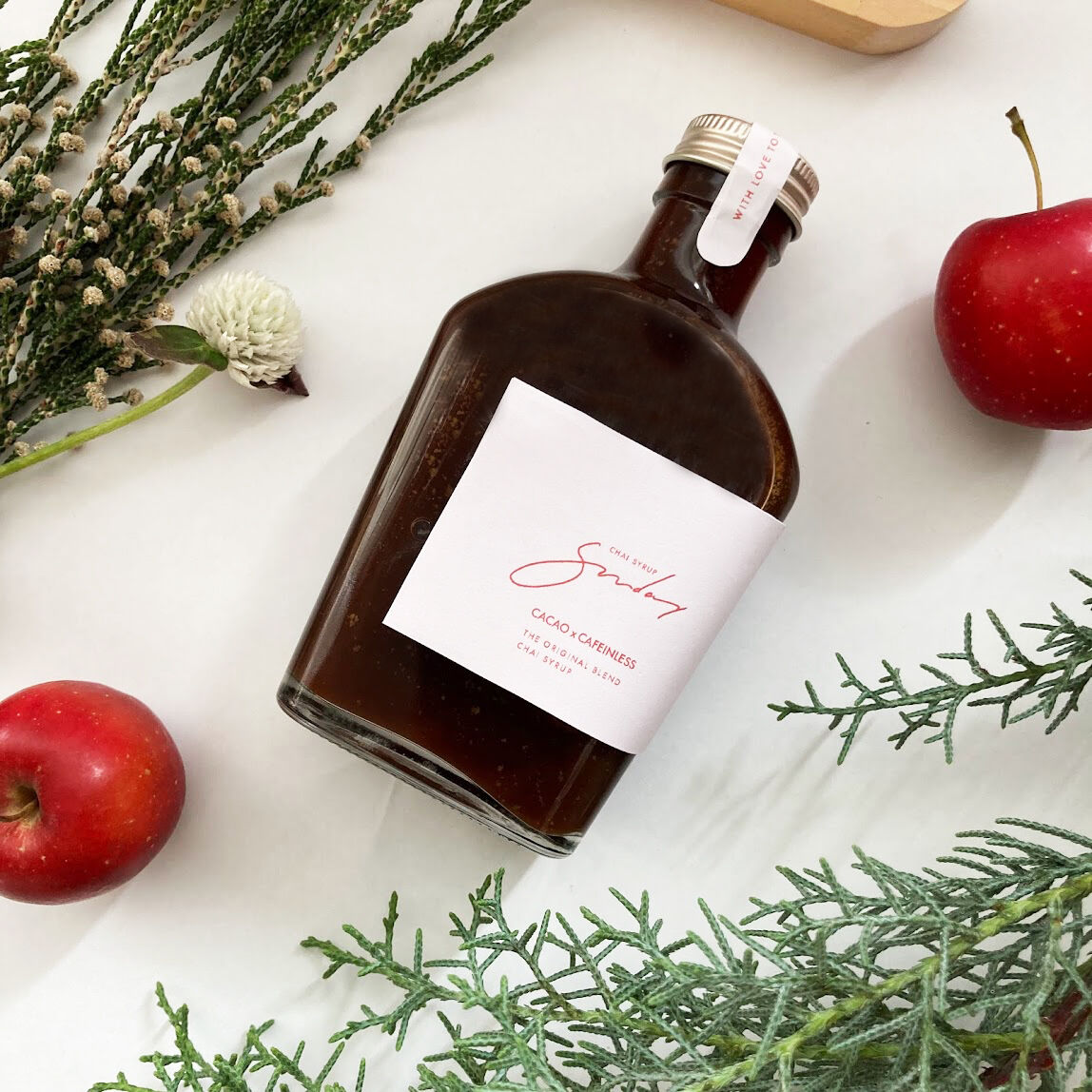 チャイシロップ [ Sunday -CACAO x CAFFEINLESS - ] 200m