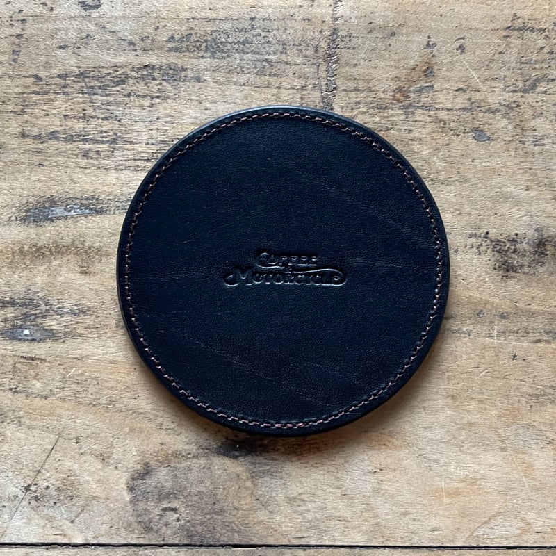 grind lodge レザー　コースター COFFEE&MOTORCYCLE オリジナルレザーコースター | 車坂下motocycle