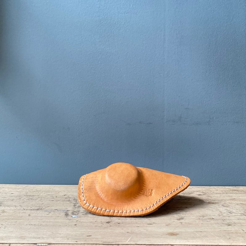 オイルタンクキャップカバー レザー （-03yスポーツスター用）④