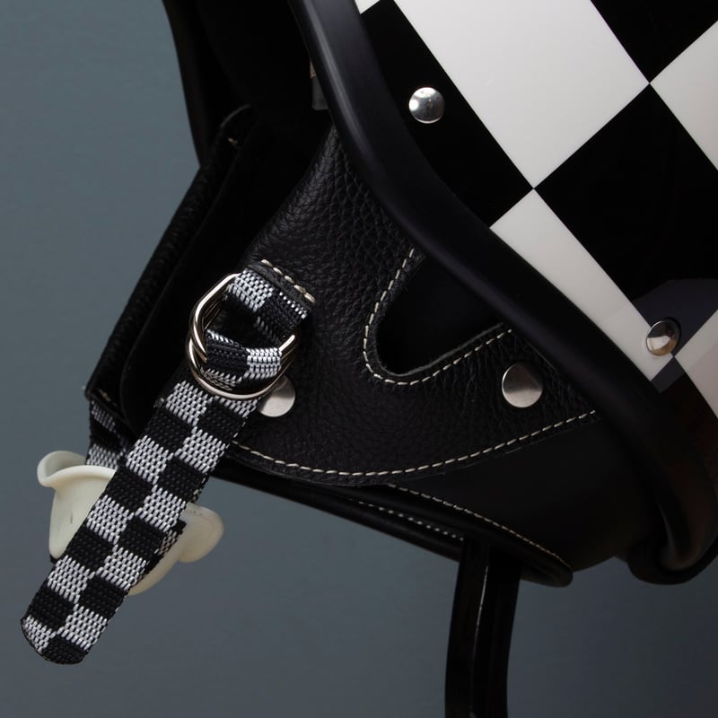 数量限定品】BORN FREE SHORTY ハーフヘルメット チェッカー | 車坂下