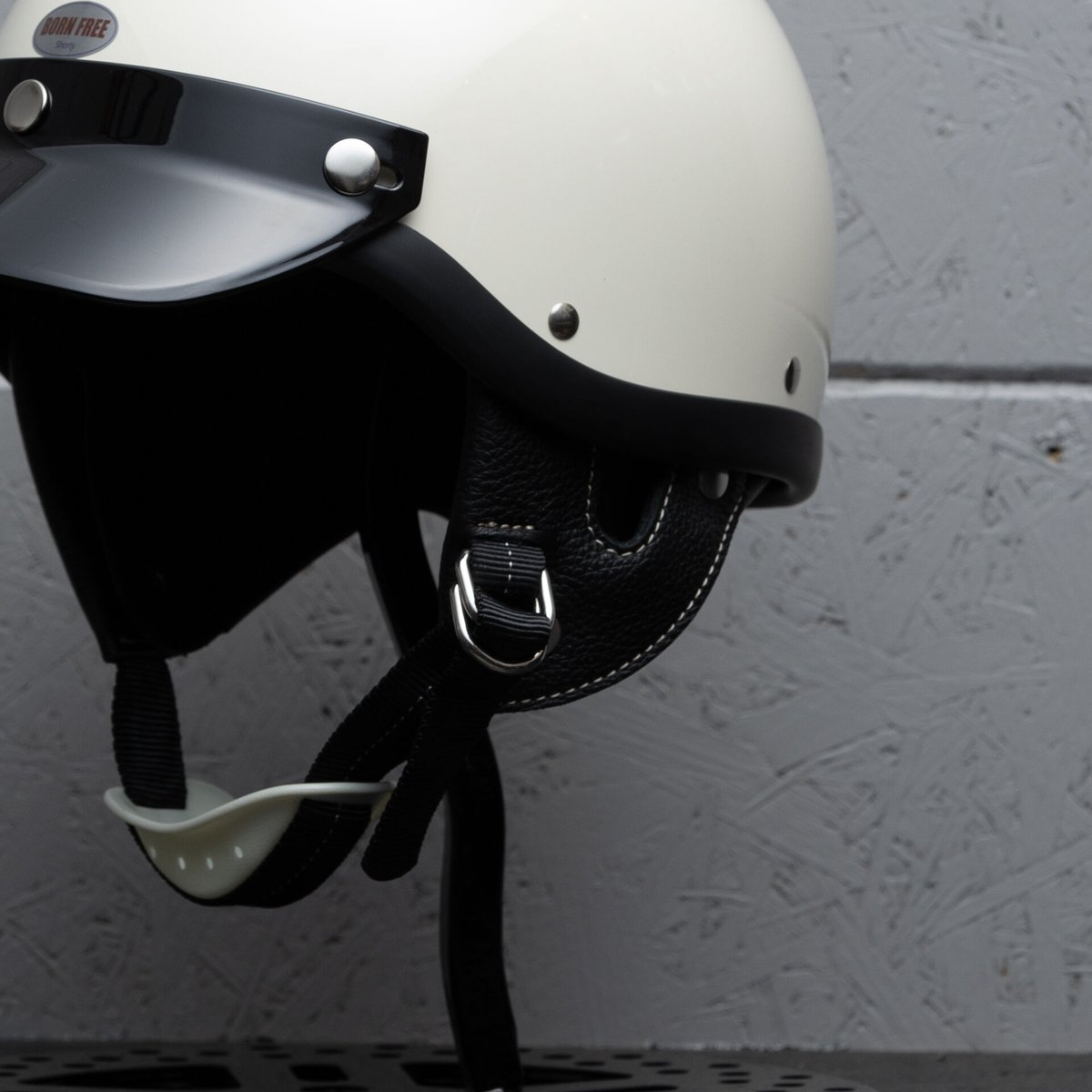 BORN FREE SHORTY ハーフヘルメット アイボリー | 車坂下motocycle