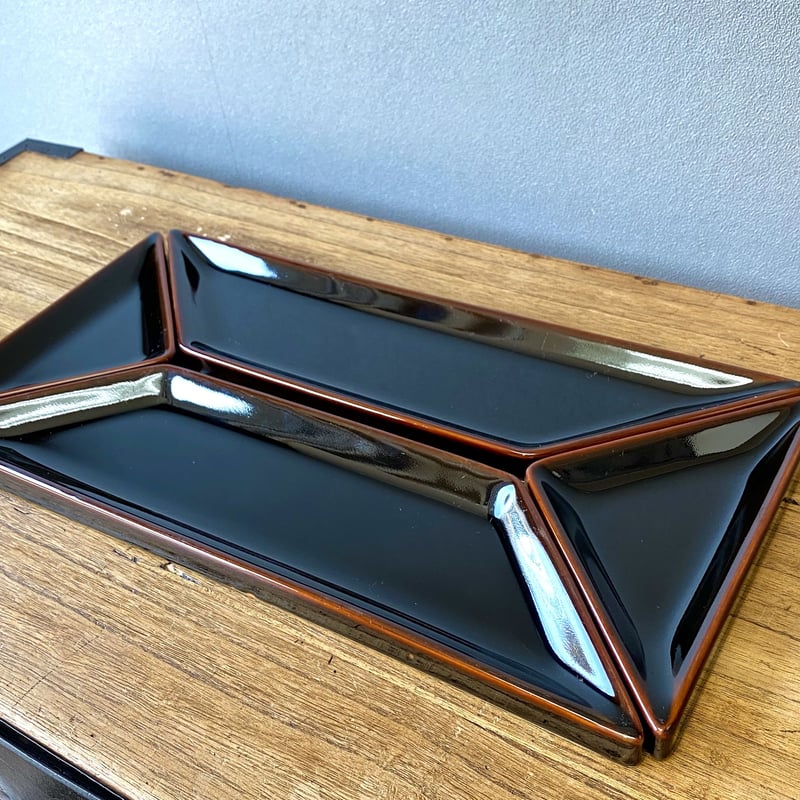 森正洋 限定 復刻 パーティトレイ 天目 白山陶器 【公式通販】