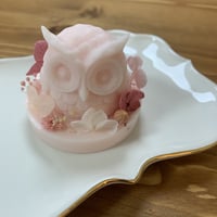 幸せを呼ぶ 福ロウさん♡　飾るアロマワックスサシェ