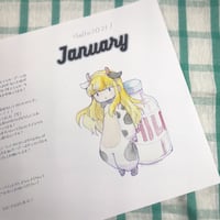 2021年1月BUJO表紙