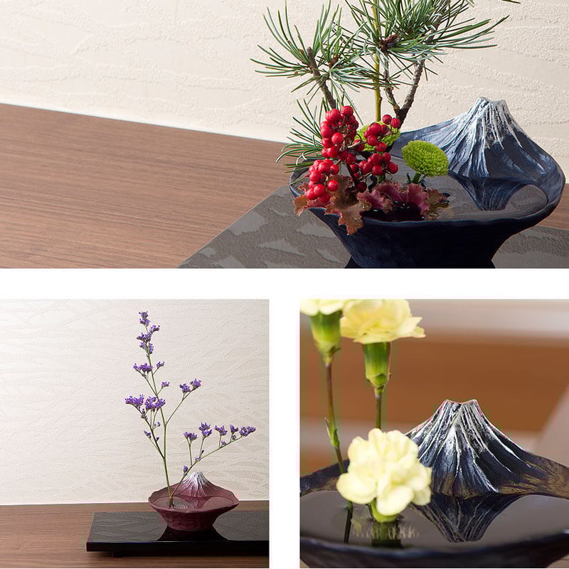 銀雅堂】水盤 さかさ富士 | 高岡伝渡 -online shop-