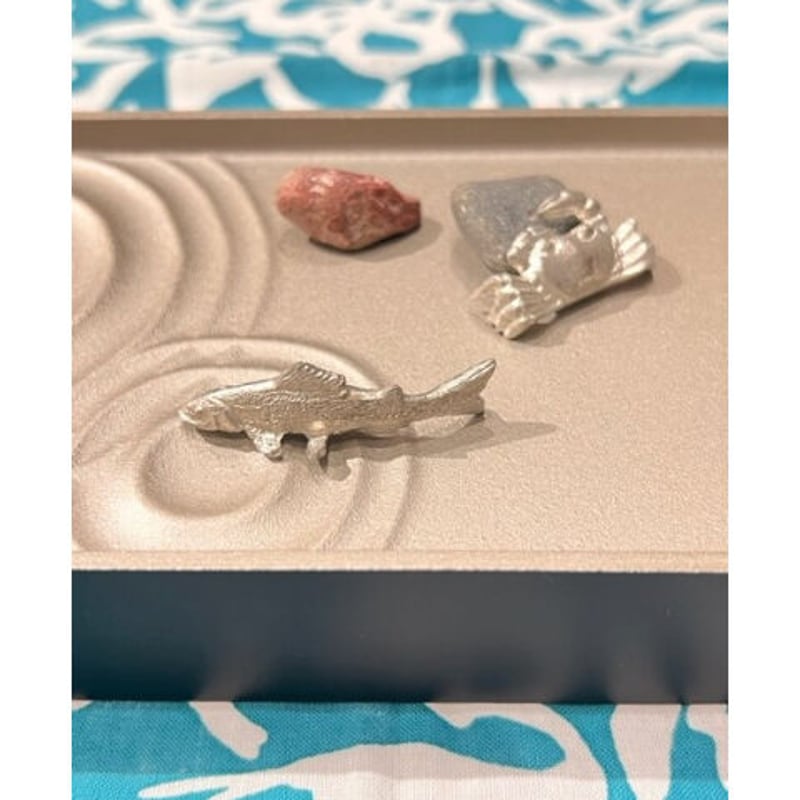 銀雅堂】銀雅堂 錫製 鮎・蟹の置物セット | 高岡伝渡 -online shop-