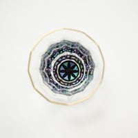 【天野漆器】金杯（万華鏡）ボタニカル（貝入）黒