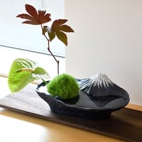 【銀雅堂】さかさ富士　花器　Large