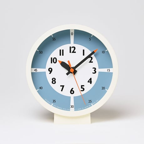 【Lemnos】 fun pun clock with color! for table　ふんぷんくろっく ウィズ カラー フォア テーブル