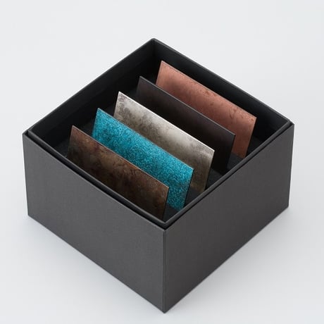 【ﾓﾒﾝﾀﾑﾌｧｸﾄﾘｰ・Orii】copper coaster 5色セット