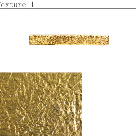 【NAGAE+】《リング》TIN BREATH Ring 10×80 mm Gold plate