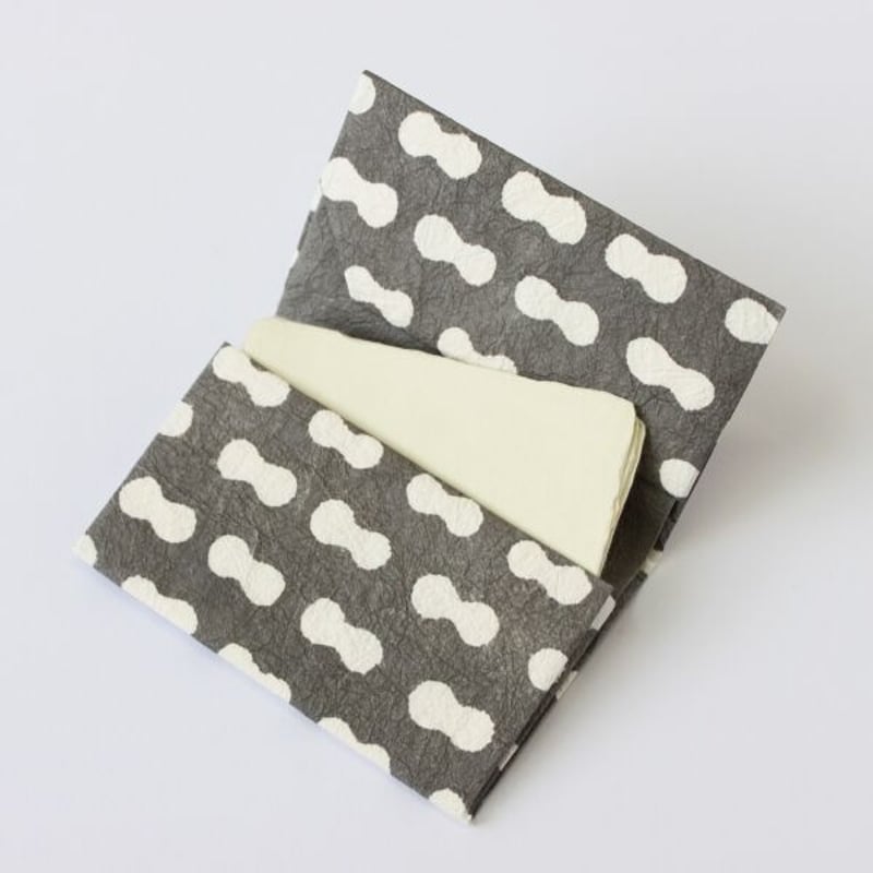 桂樹舎】和紙名刺入れ［まゆ柄］専用箱付 | 高岡伝渡 -online shop-