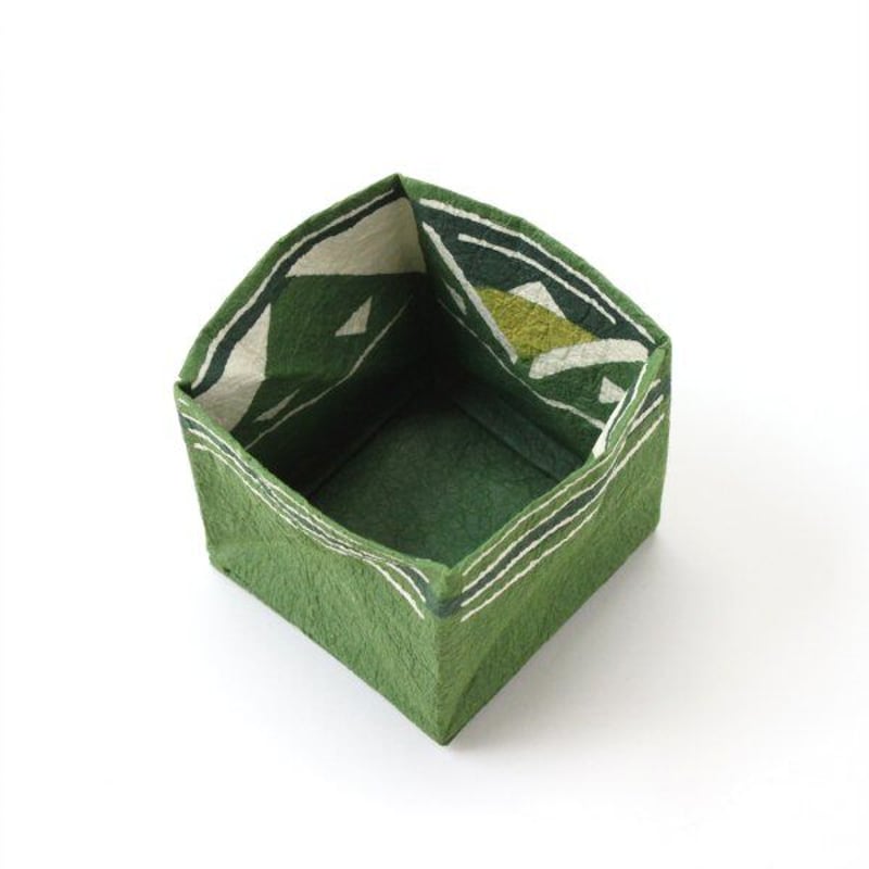 桂樹舎】和紙 ます型小銭入れ［積み木］ | 高岡伝渡 -online shop-