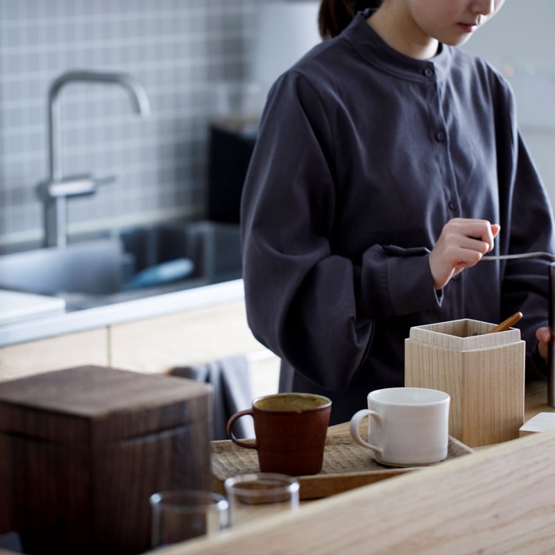 美術木箱うらた】COFFEE STOCKER 国産桐 コーヒーストッカー