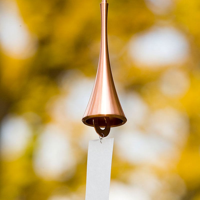 高岡銅器 能作 真鍮製の風鈴 シルバー
