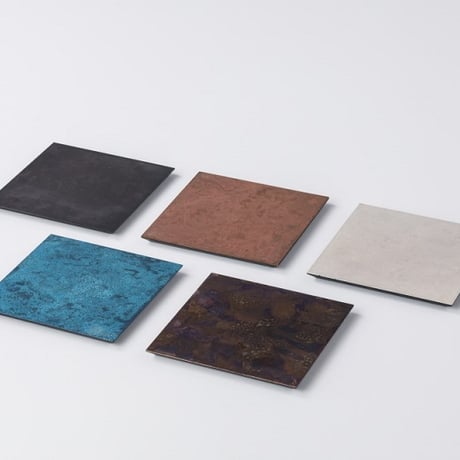 【ﾓﾒﾝﾀﾑﾌｧｸﾄﾘｰ・Orii】copper coaster 5色セット